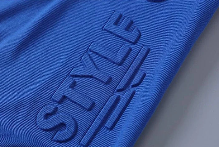 Men’s Alphabet Tracksuit Set – T-Shirt & Pants