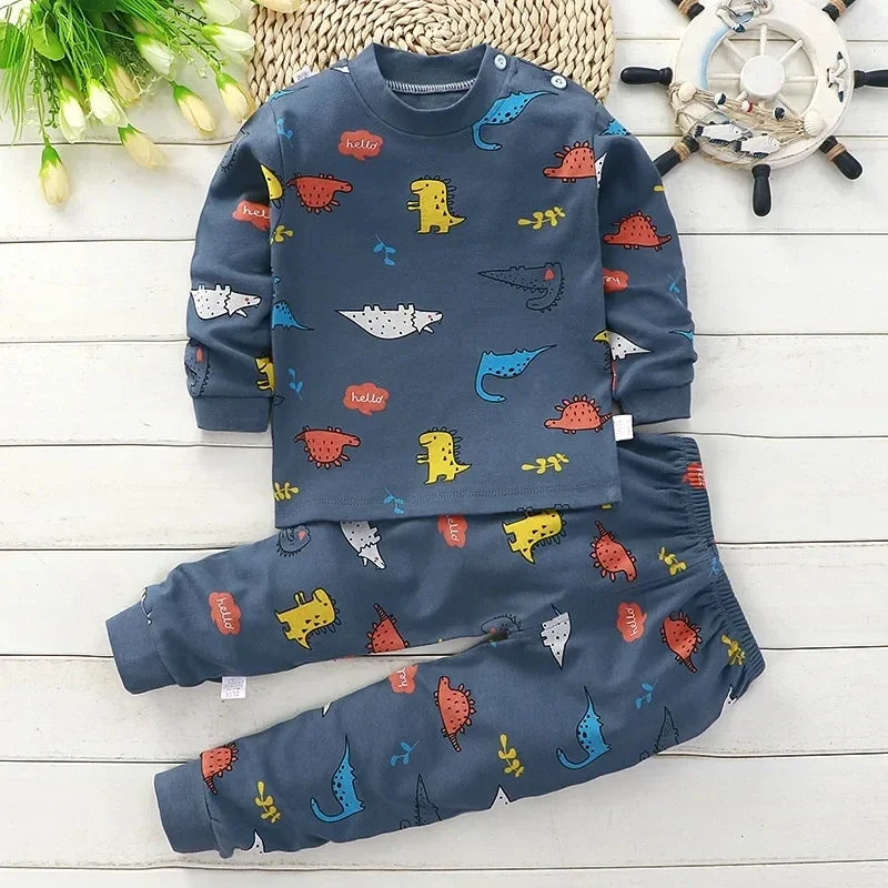 Cotton Kids Pajama Set – Soft Sleepwear for Boys & Girls