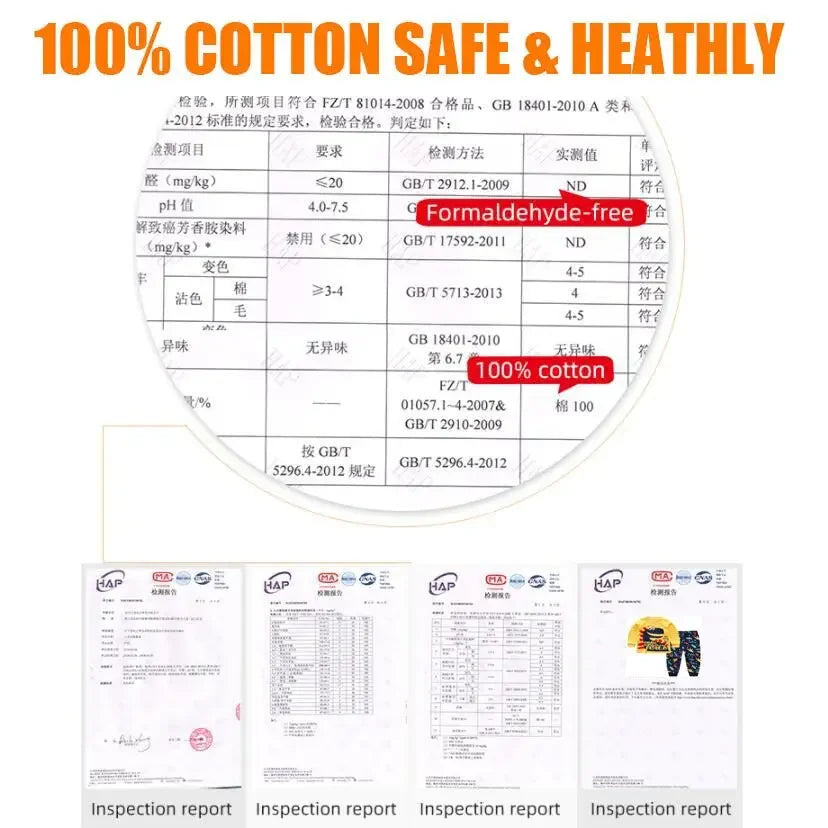 Cotton Kids Pajama Set – Soft Sleepwear for Boys & Girls