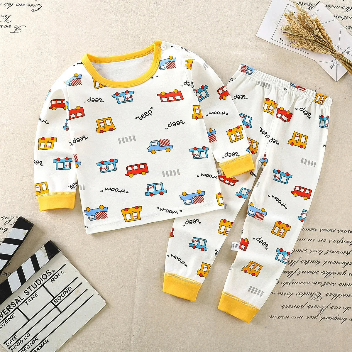 Cotton Kids Pajama Set – Soft Sleepwear for Boys & Girls