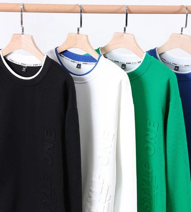 Men’s Alphabet Tracksuit Set – T-Shirt & Pants